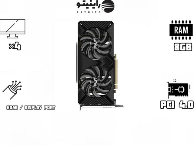 کارت گرافیک استوک پالیت مدل GeForce RTX 2060 SUPER DUAL