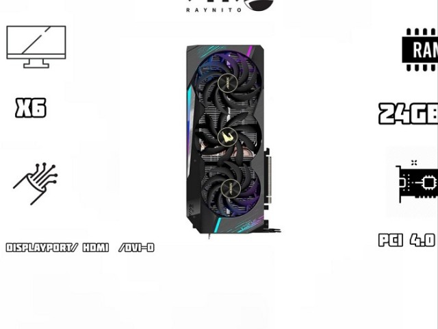 کارت گرافیک استوک RTX 3090 Aorus master