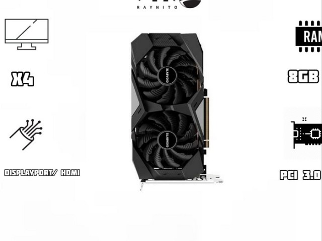 کارت گرافیک استوک RX 5500 XT Gigabyte Gaming Oc 8GB