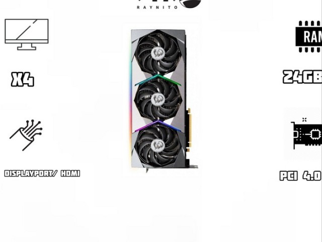 کارت گرافیک استوک ام اس آی مدل GeForce RTX 3090 SUPRIM X
