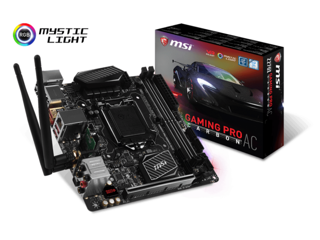 مادربرد استوک Z270I GAMING PRO CARBON AC  برند Msi