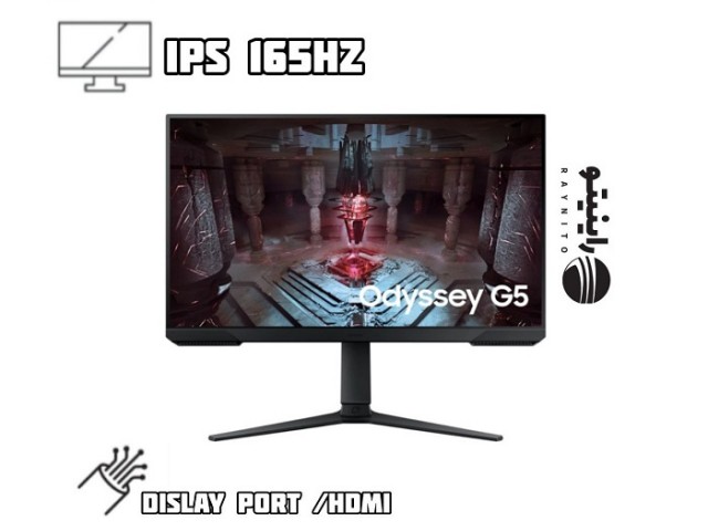 مانیتور 27" Odyssey G5 (G51C) WQHD 165Hz Gaming Monitor سامسونگ (استوک)