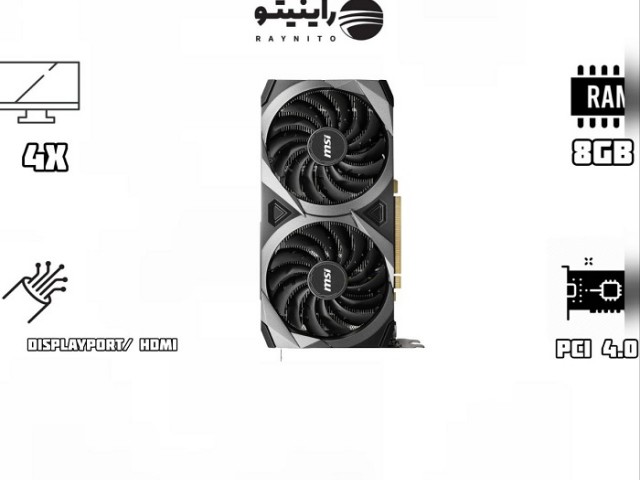 کارت گرافیک استوک ام اس آی مدل GeForce RTX 3070 VENTUS 2X OC