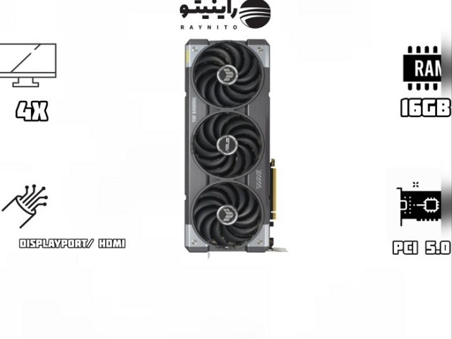 کارت گرافیک  ASUS TUF Gaming GeForce RTX  5070 Ti 16GB GDDR7 OC Edition برند ایسوس
