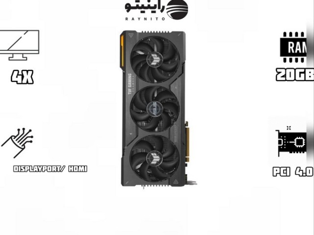 کارت گرافیک  ASUS TUF Gaming Radeon RX 7900 XT OC Edition 20GB GDDR6 برند ایسوس