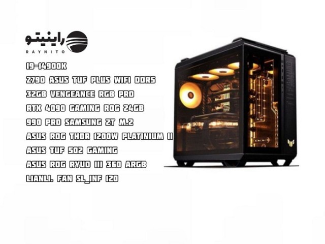 سیستم گیمینگ  Dark Knight نسل 14 با کارت گرافیک RTX 4090 Asus