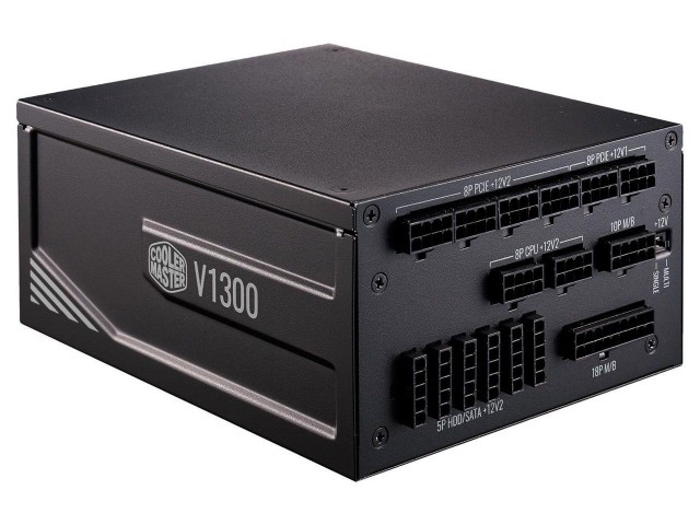 منبع تغذیه استوک  V1300 Platinum برند Cooler master توان 1300 وات