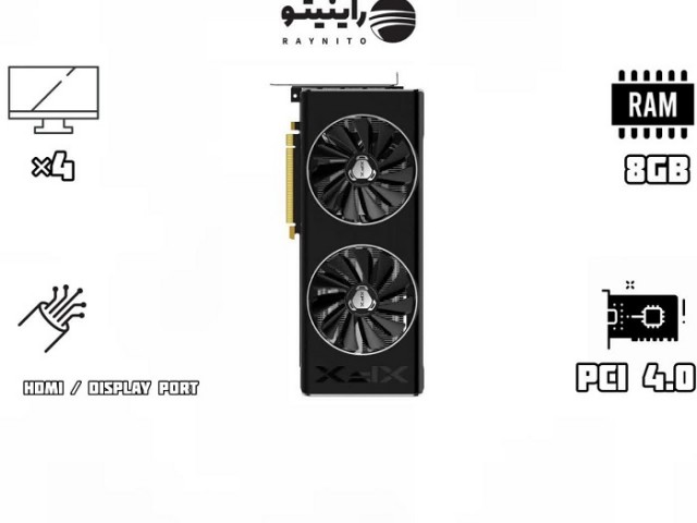 کارت گرافیک استوک XFX RX 5700 XT Double Dissipation 8GB با ظرفیت 8 گیگابایت