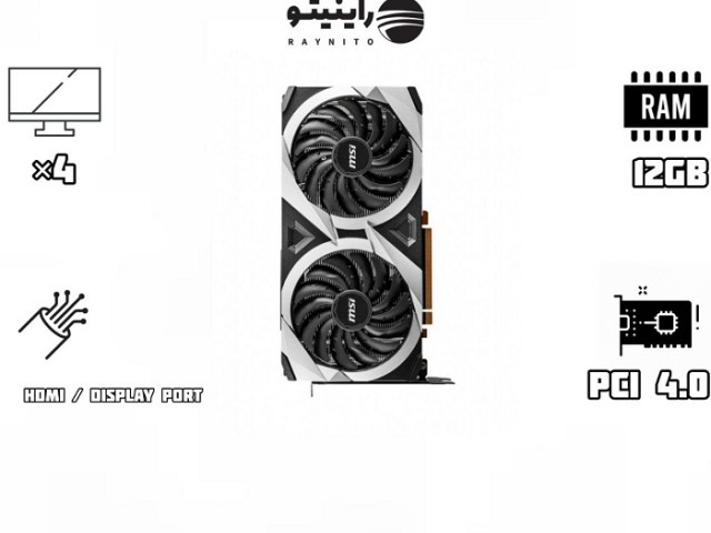 کارت گرافیک استوک MSI Radeon RX 6700 XT MECH 2X 12G OC با ظرفیت 12 گیگابایت