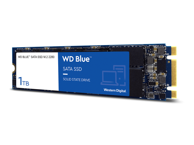 حافظه SSD  اس اس دی HDD WD Blue 1TB M.2 Sata با ظرفیت 1 ترابایت (استوک)