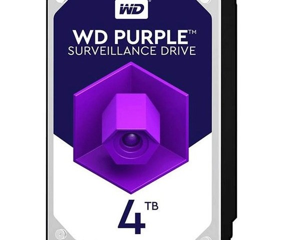 حافظه  Purple | WD 4TB Purple Surveillance HDD با ظرفیت 4 ترابایت (استوک)