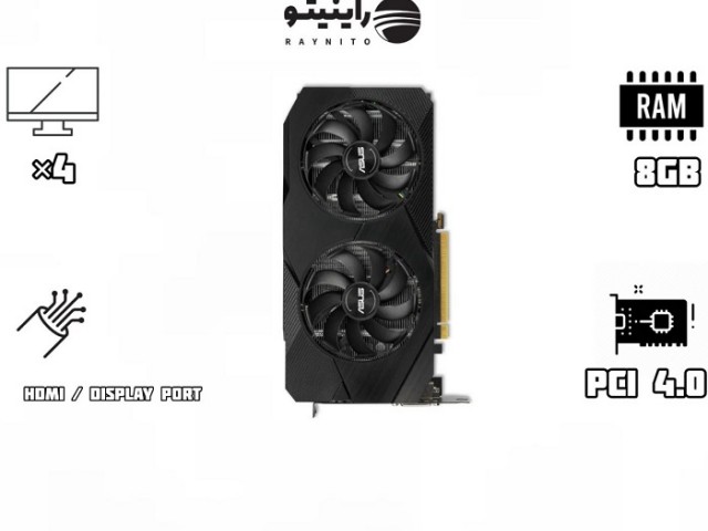 کارت گرافیک استوک ایسوس مدل ASUS Dual RX 5700 8GB EVO