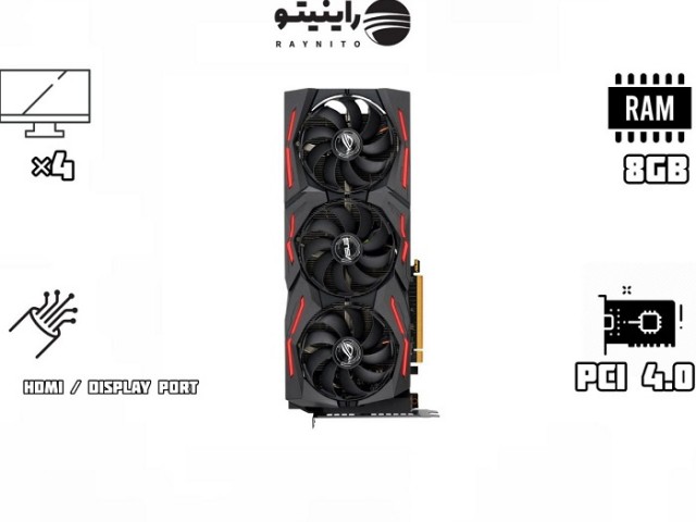 کارت گرافیک استوک ASUS ROG Strix AMD Radeon RX 5700 8GB