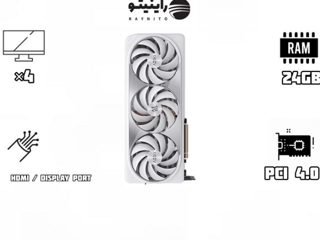 کارت گرافیک استوک GeForce RTX 4090 AERO 24GB Gigabyte  با ظرفیت 24 گیگابایت