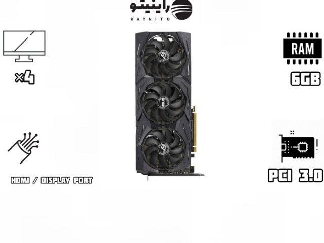 کارت گرافیک استوک GTX 1660 Ti Asus Rog Strix 6GB 3X Fan