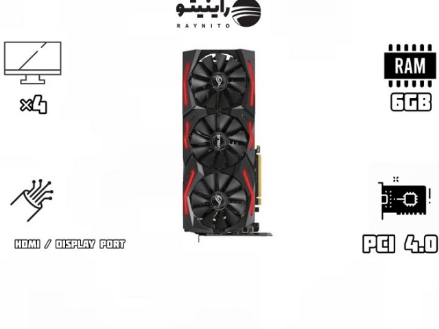 کارت گرافیک استوک RTX 2060 Asus Rog 6GB Evo
