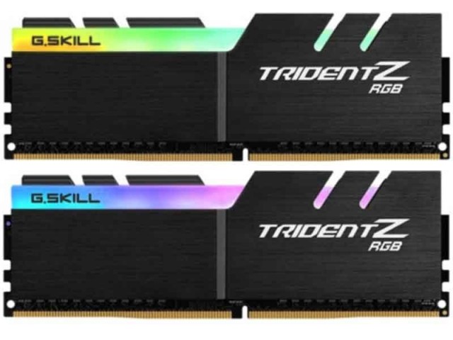 رم دسکتاپ جی اسکیل دو کاناله Trident Z RGB فرکانس 3200 مگاهرتز DDR4 تایمینگ CL16 حافظه 32 گیگابایت (استوک)