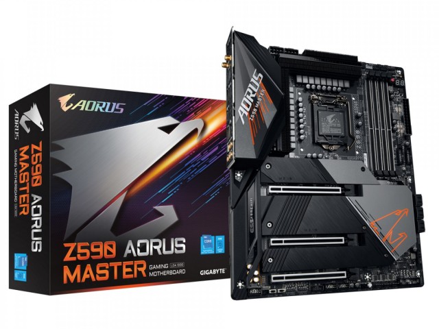 مادربرد استوک  Z590 AORUS MASTER rev. 1.0 DDR4