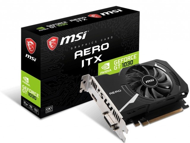 کارت گرافیک آکبند MSI GT1030 AERO ITX 2G D4 OC