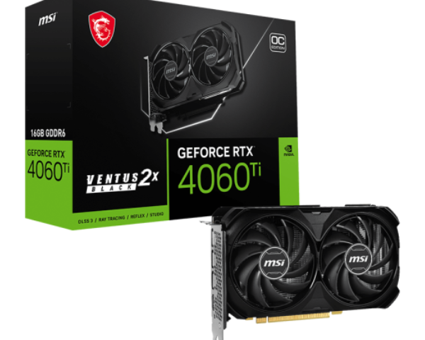 کارت گرافیک آکبند RTX 4060 Ti MSI Ventus 16GB