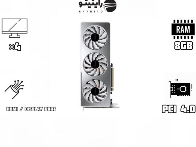 کارت گرافیک استوک RTX 3060 TI Gigabyte Vision 8GB OC