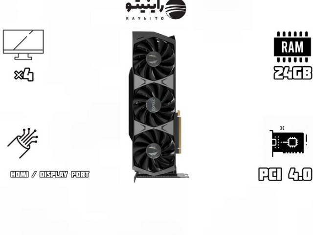 کارت گرافیک استوک زوتک مدل Gaming GeForce RTX 3090 Trinity 24GB