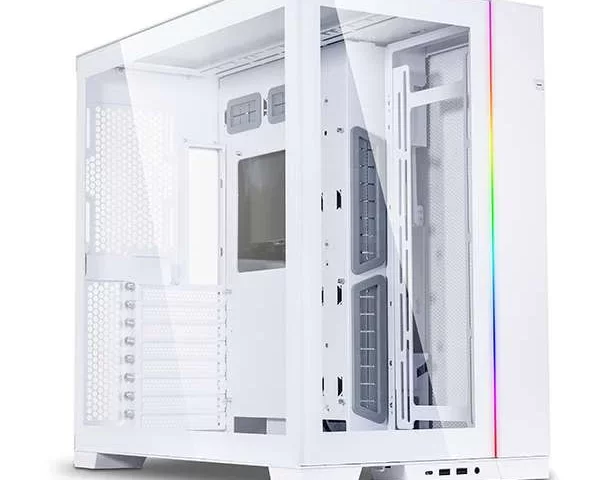 قاب کیس استوک گیمینگ Lianli O11 DYNAMIC EVO RGB White