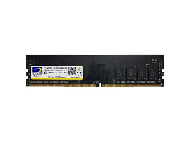 رم دسکتاپ استوک DDR4 تک کاناله 2666 مگاهرتز CL19 TwinMos ظرفیت 4گیگابایت