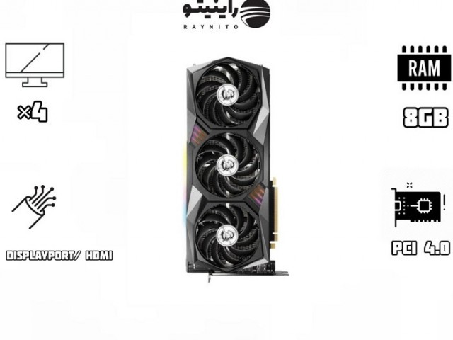 کارت گرافیک استوک RTX 3060 Ti MSI Gaming X Trio 3X