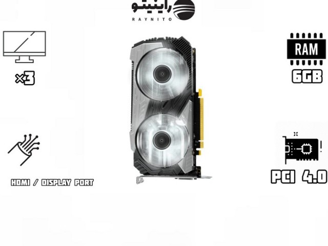 کارت گرافیک استوک  GALAX GeForce RTX 2060 (1-Click OC) 6GB