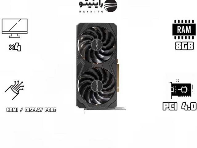 کارت گرافیک استوک Galax RTX 3070 Ti (1-Click OC) 8GB GDDR6X