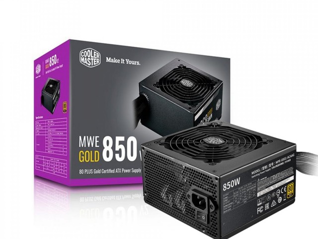 منبع تغذیه استوک ماژولار کولر مستر cooler master mwe 850w v2