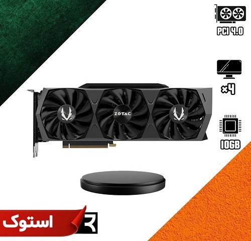 کارت گرافیک استوک زوتک مدلZotac Gaming GEFORCE RTX 3080 Trinity OC 10GB