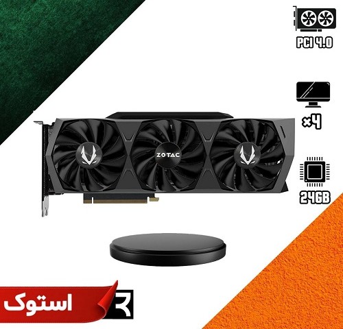 کارت گرافیک استوک زوتک مدل Gaming GeForce RTX 3090 Trinity 24GB