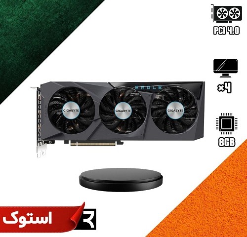 کارت گرافیک استوک گیگابایت مدل RTX 3070 Eagle OC 8G