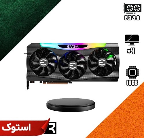 کارت گرافیک استوک  RTX 3080 Evga Ultra FTW3 10GB OC