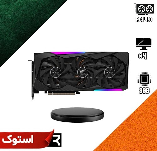 کارت گرافیک استوک AORUS GeForce RTX 3060 Ti MASTER 8G Gigabyte