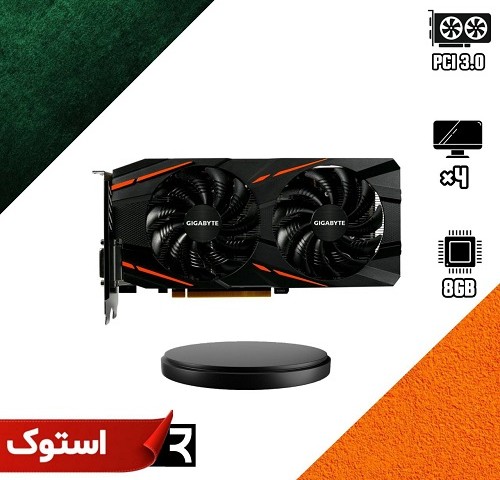 کارت گرافیک استوک RX 570 Gigabyte Gaming 8GB Radeon