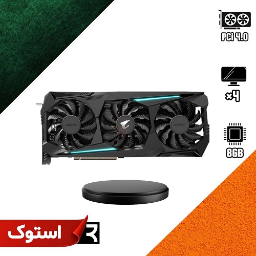 کارت گرافیک استوک RX 5700 XT gigabyte Aorus master 8GB