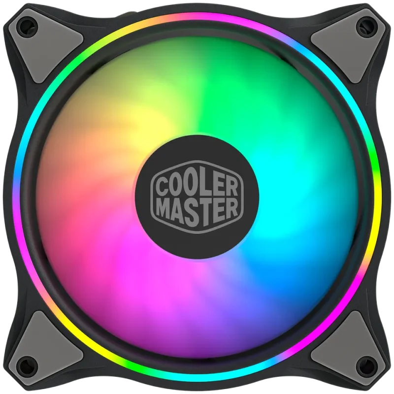 فن خنک کننده استوک MasterFan MF120 Halo ARGB 120mm CoolerMaster