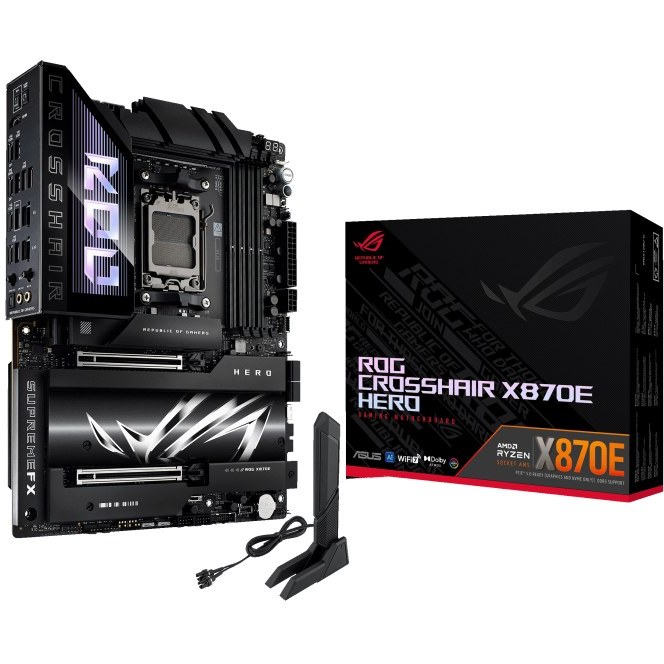 مادربرد ایسوس مدل Asus ROG CROSSHAIR X870E Hero Gaming DDR5