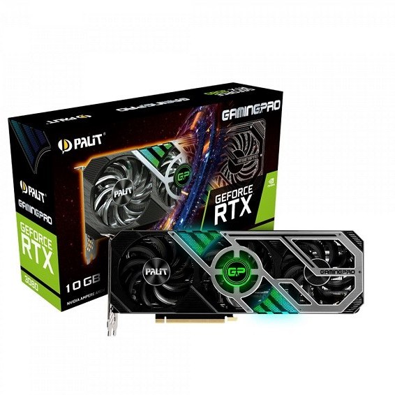کارت گرافیک RTX 3080 Palit Gamingpro 10GB