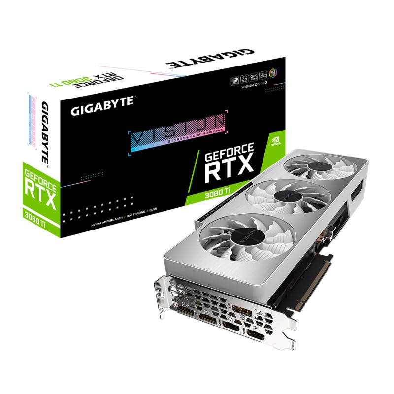 کارت گرافیک گیگابایت مدل GeForce RTX  3080 Ti VISION OC 12G
