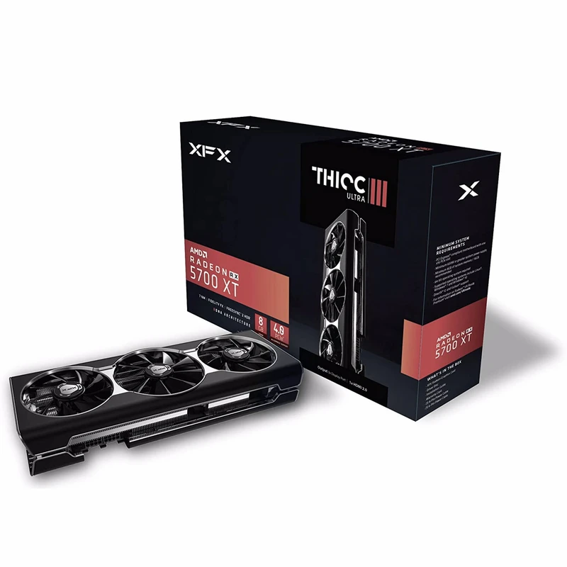کارت گرافیک ایکس اف ایکس مدل XFX RX 5700 XT 08G THICC III ULTRA