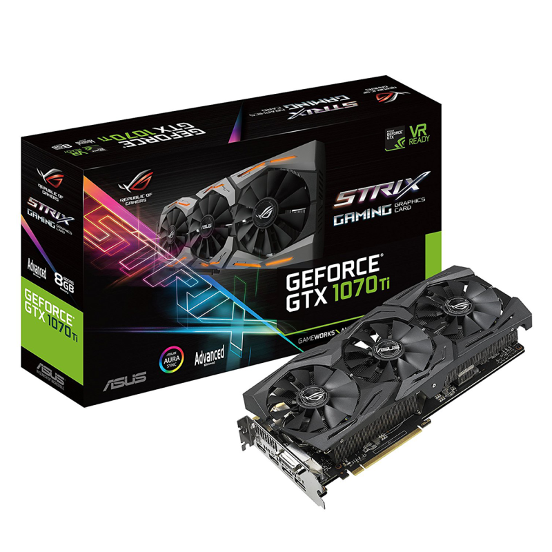 کارت گرافیک GTX 1070 Ti Asus Rog 8GB