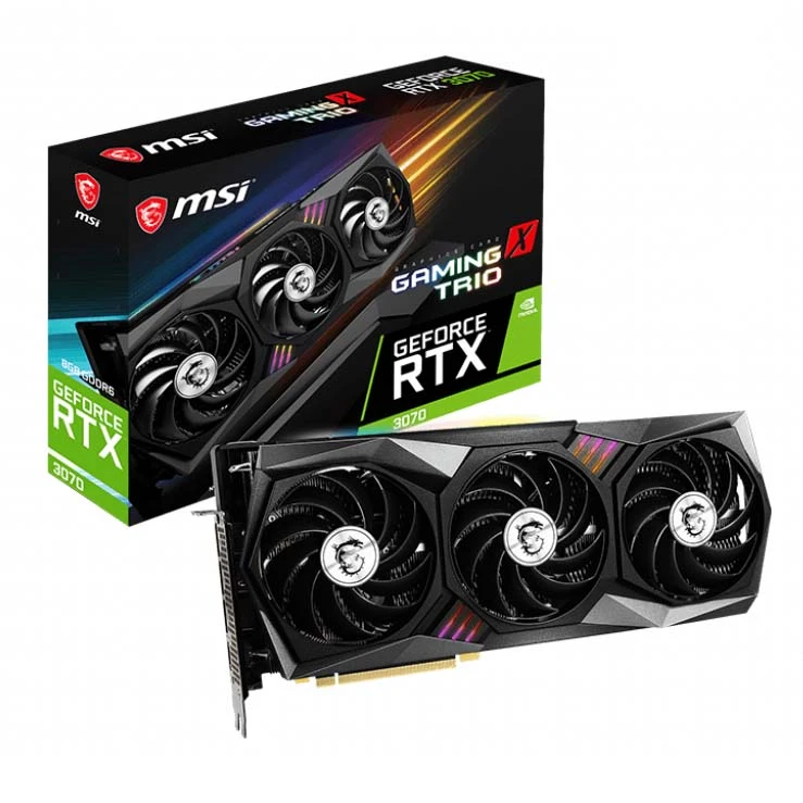 کارت گرافیک ام اس آی مدل MSI RTX 3070 GAMING X TRIO 8GB