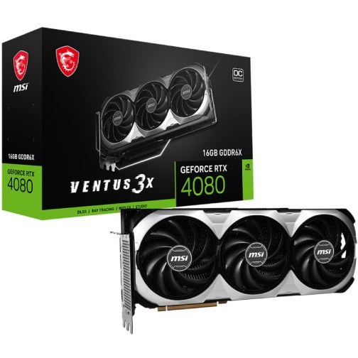 کارت گرافیک ام اس آی مدل GeForce RTX 4080 super 16GB VENTUS 3X OC