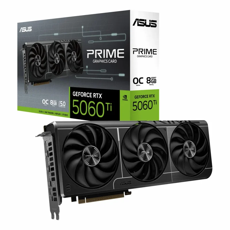 کارت گرافیک  ASUS PRIME GeForce RTX  5060 Ti 8GB GDDR7