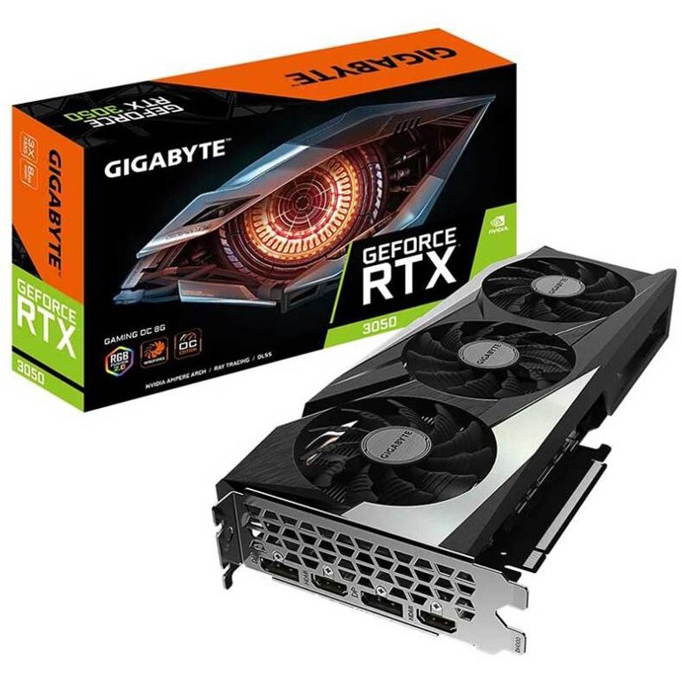 کارت گرافیک گیگابایت RTX 3050 Gaming OC 8GB