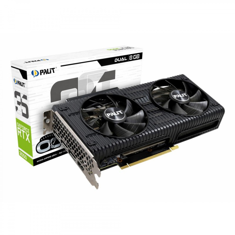 کارت گرافیک پالیت مدل RTX 3050 Dual OC 8GB